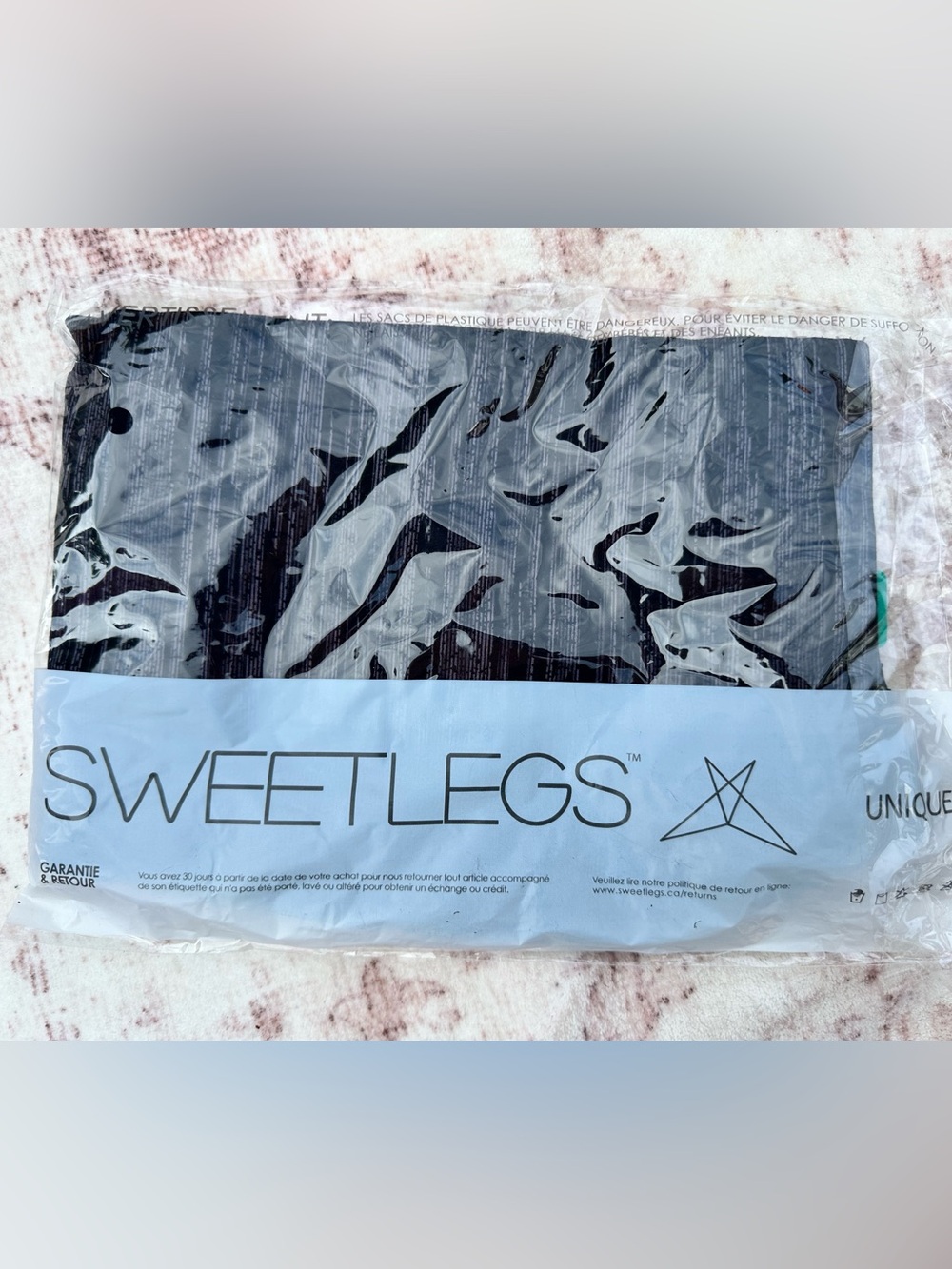 NWT SweetLegs Leggings "Violet Opal" Pattern - Retired Print